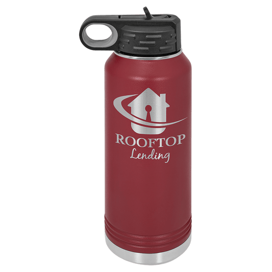 Polar Camel 32 oz. Maroon Water Bottle (Sold by Case of 12)