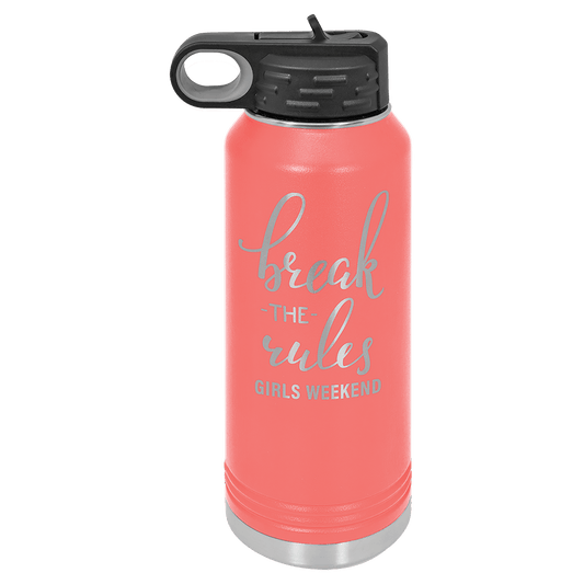 Polar Camel 32 oz. Coral Water Bottle (Sold by Case of 12)