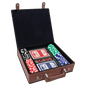 Football Laserable Leatherette 100 Chip Poker Set (Sold by Case of 6)