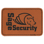 3" x 2" Rectangle Rawhide Laserable Leatherette Patch with Kota Pro Adhesive (Sold by Case of 25)