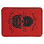 3 1/2" x 2 1/2" Retangle Red Laserable Leatherette Patch with Kota Pro Adhesive (Sold by Case of 25)