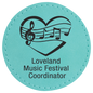 2 1/2" Round Teal Laserable Leatherette Patch with Adhesive (Sold by Case of 25)