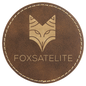 3" Round Rustic/Gold Laserable Leatherette Patch with Adhesive (Sold by Case of 25)
