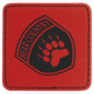 2 1/2" x 2 1/2" Square Red Laserable Leatherette Patch with Kota Pro Adhesive (Sold by Case of 25)