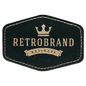 3 1/2" x 2 1/2" Hex Black/Gold Laserable Leatherette Patch with Kota Pro Adhesive (Sold by Case of 25)