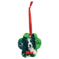 3 3/4" x 3 1/2" Paw Sublimatable Acrylic Ornament with Red Ribbon (Sold by Case of 10)