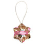3" White Sublimatable Snowflake Ceramic Ornament (Sold by Case of 25)