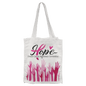 10" x 12" White Canvas Gift Bag with 5 1/2" Gusset (Sold by Case of 10)