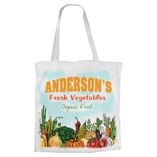 15 1/2" x 15 1/2" White Canvas Bag with 5" Gusset (Sold by Case of 10)