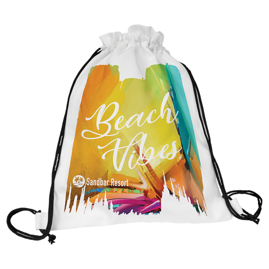 11 1/2" x 15" White Canvas Back Sack (Sold by Case of 10)