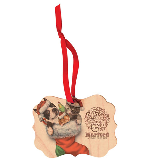 4" x 2.75" Benelux Matte Maple Unisub Sublimatable Ornament (Sold by Case of 25)