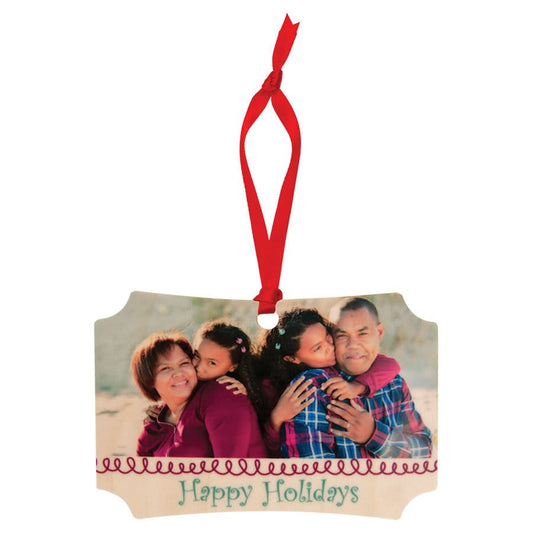 4" x 2.75" Berlin Matte Maple Unisub Sublimatable Ornament (Sold by Case of 25)