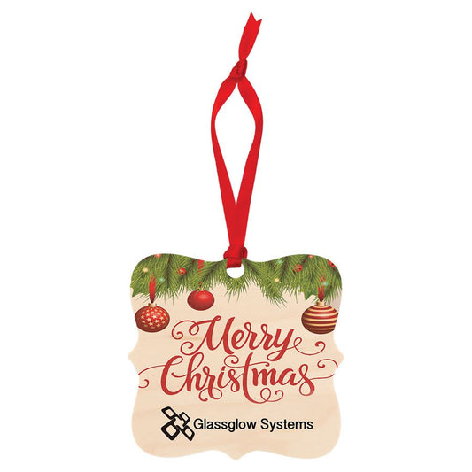 3" x 3" Prague Matte Maple Unisub Sublimatable Ornament (Sold by Case of 25)
