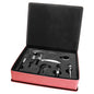 Pink Laserable Leatherette 5-Piece Wine Tool Gift Set (Sold by Case of 6)