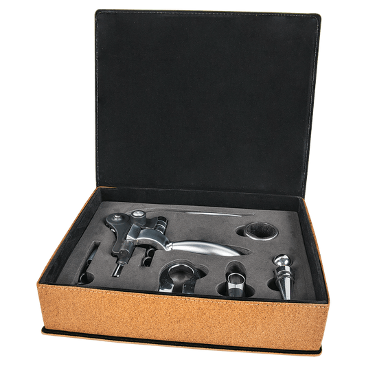 Cork 5-Piece Wine Tool Set (Sold by Case of 6)
